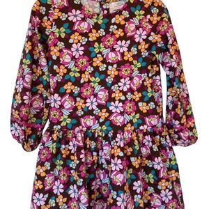 Hanna‎ Andersson Multicolor Floral Dress Girls 8
